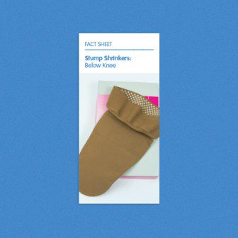 Factsheet stump shrinkers below knee