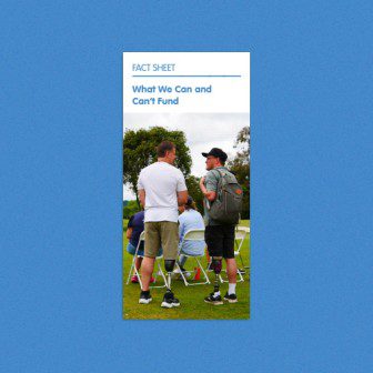 What we can and can't fund