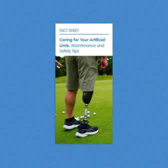 Caring for your artificial limb - safety tips