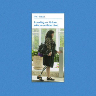 Travelling with an artificial limb