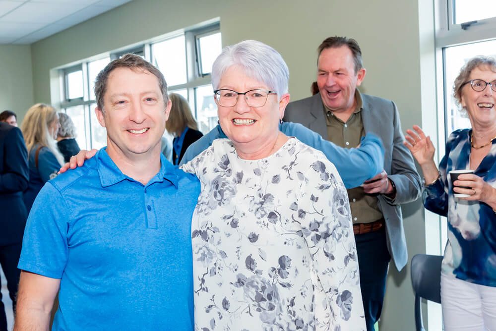 Operations Manager, David Pender, with Northern Regional Manager, Stephanie Shennan