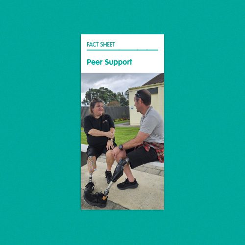 Peer support for amputees fact sheet